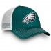 Men's Philadelphia Eagles NFL Pro Line by Fanatics Branded Midnight Green/White Core Trucker III Adjustable Snapback Hat 2998626